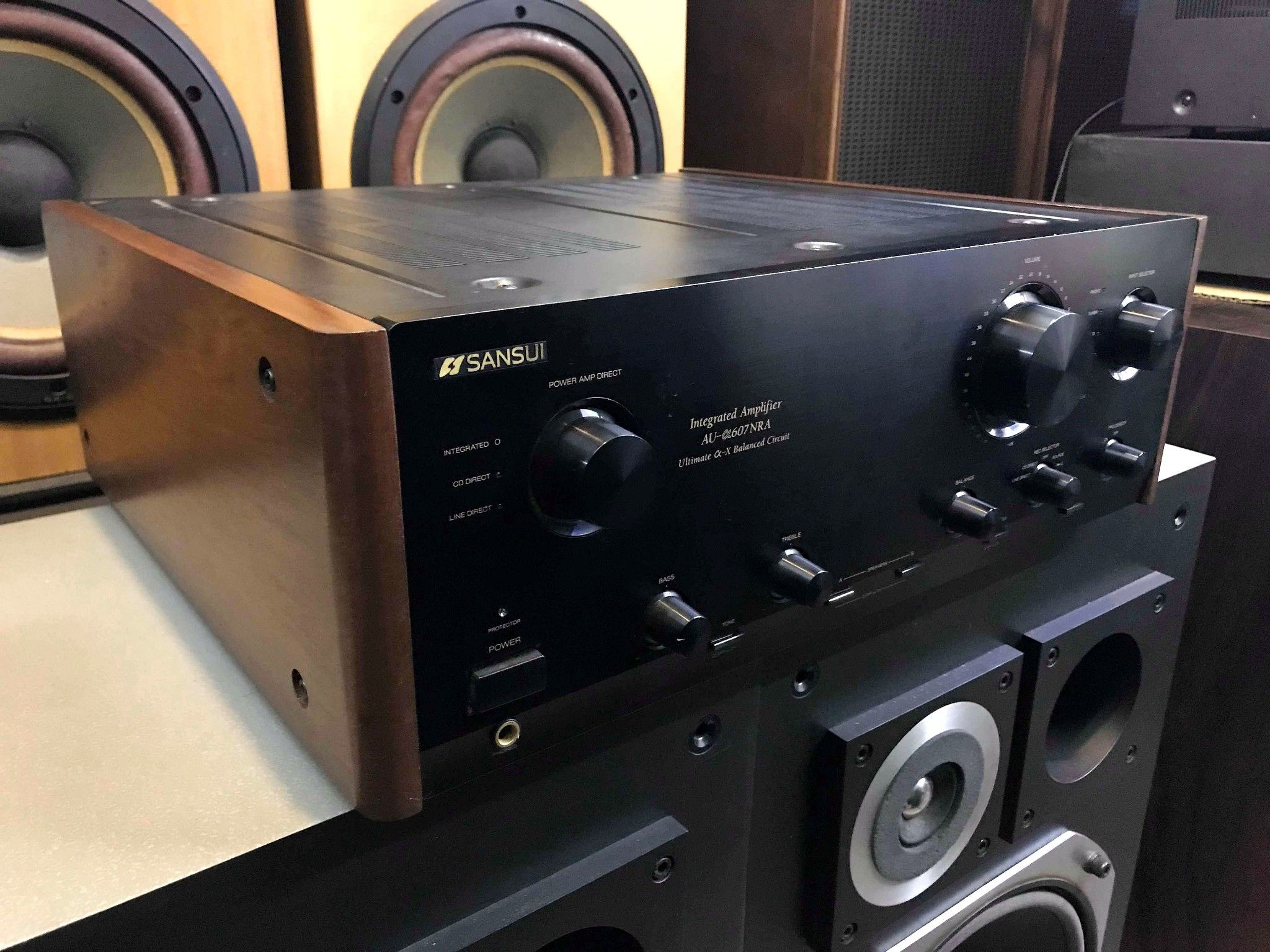 AMPLI SANSUI AU-A607NRA BLACK