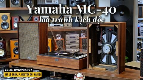  COMBO DÀN YAMAHA: LOA TRANH KỊCH ĐỘC NS 10, MÂM THAN MC 40 