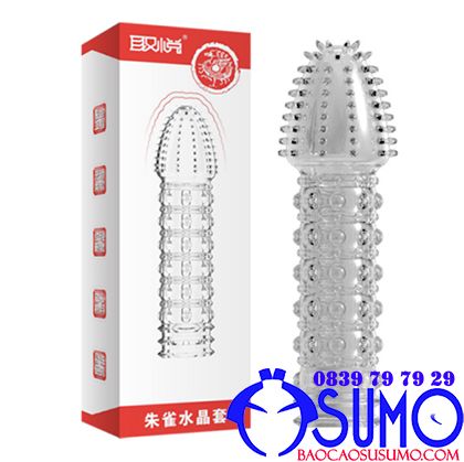 Bao đôn dên (donzen) silicone Suzuku gân gai bi siêu mỏng