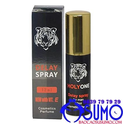 Chai xit keo dai thoi gian Holyone Delay Spray 12ml Shop bao cao su Sumo 0839797929