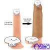 Bao đôn dên silicone cao cấp Lovetoy không tuột quy đầu dài thêm 38mm màu da nâu sậm