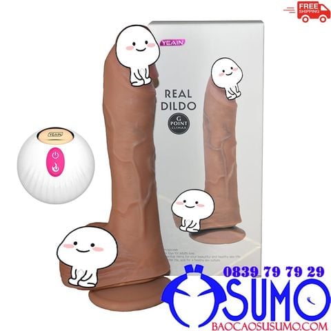 Duong vat gia cao cap Yeain Real Dildo G Point Climax phat nhiet 10 cap do chinh hang