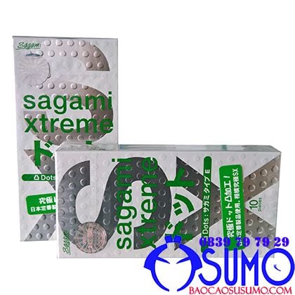 Bao cao su Sagami Xtreme White gan gai nham Shop Sumo 0839797929