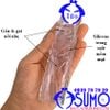 Bao đôn dên silicone trơn thường màu trắng trong không rung (MS: D02)