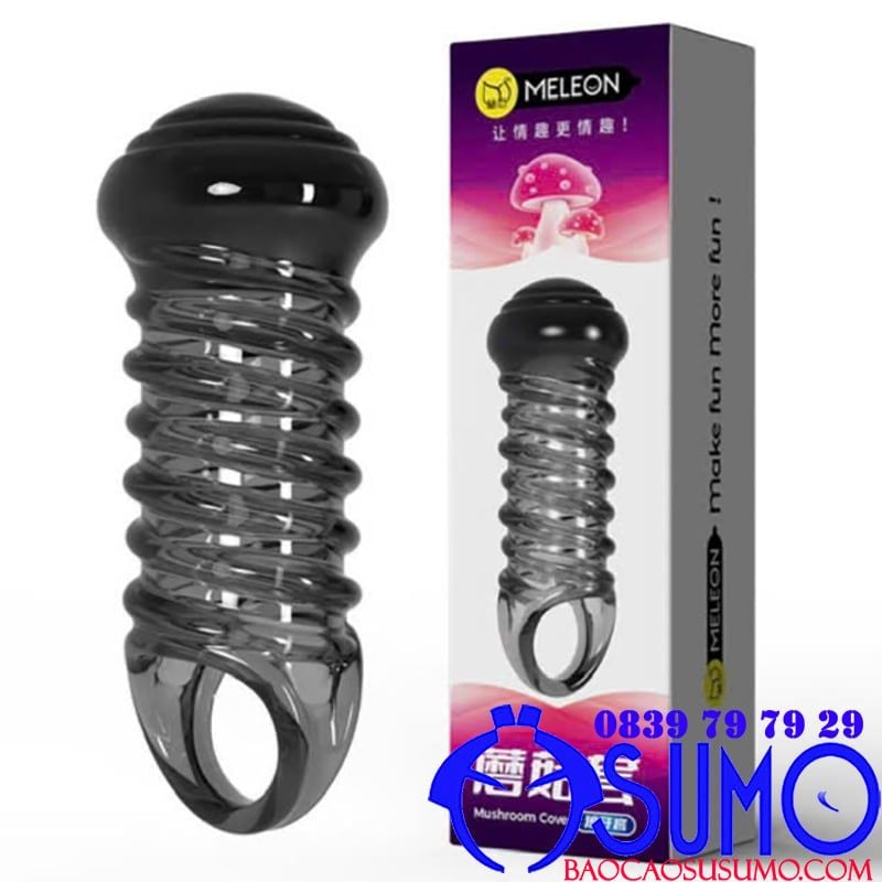 Bao đôn dên silicone Meleon nấm tròn mẫu C siêu mini quay đeo dành cho 