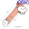 Dương vật giả Realistic Dildo 7inch không rung màu da có đế hít