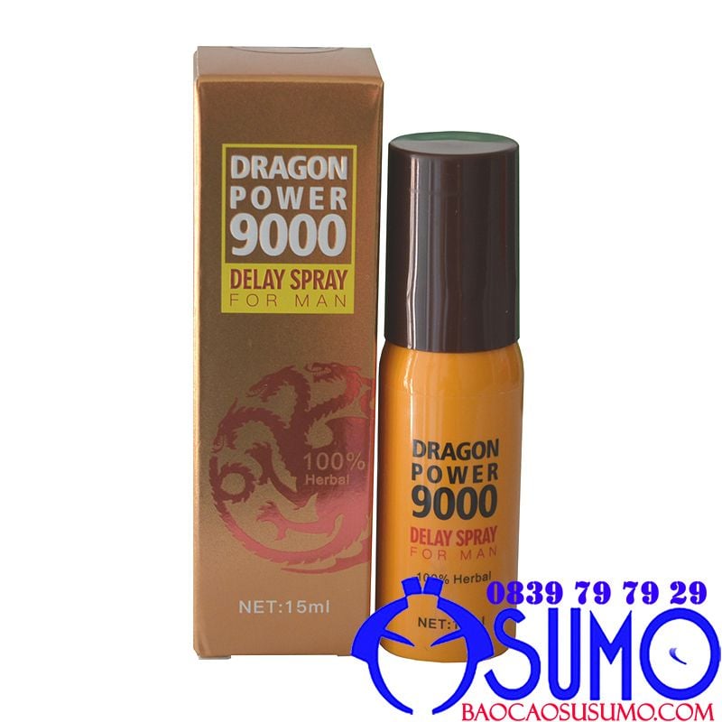Chai xịt kéo dài thời gian Dragon Power 9000 15ml dành cho nam giới