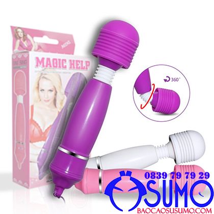 Chày rung massage mini Magic Help 1 pin AAA