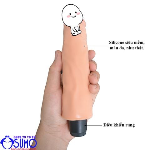 Duong vat gia silicone mau da sieu mem Bang Real Feel 18.7 