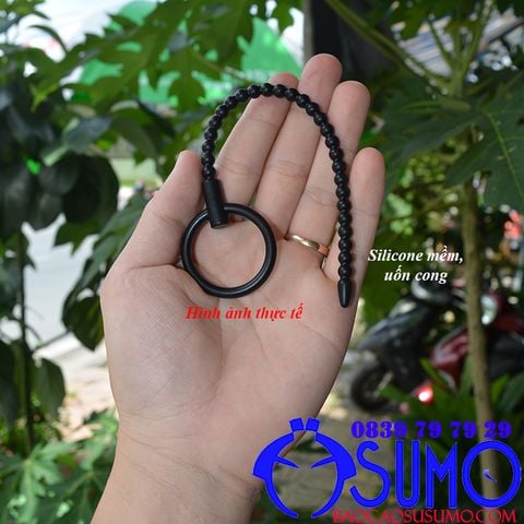 Que kich thich nieu dao silicone chuoi hat size trung cho nam 
