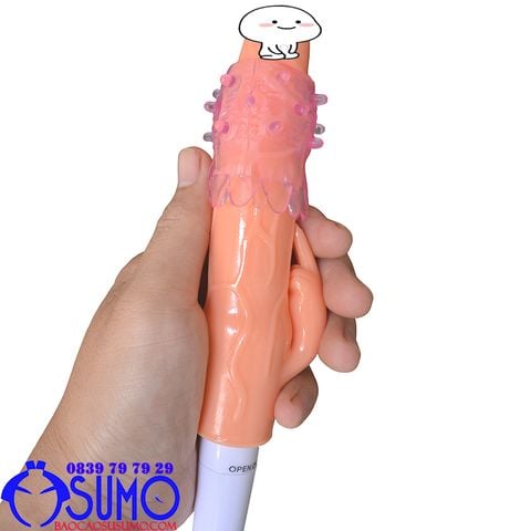 Đôn dên silicone khúc giữa gai hoa giá rẻ cho nam 