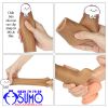 Bao đôn dên cao cấp silicone siêu mềm nhất Lovetoy Nature Extender dài thêm 38mm màu da