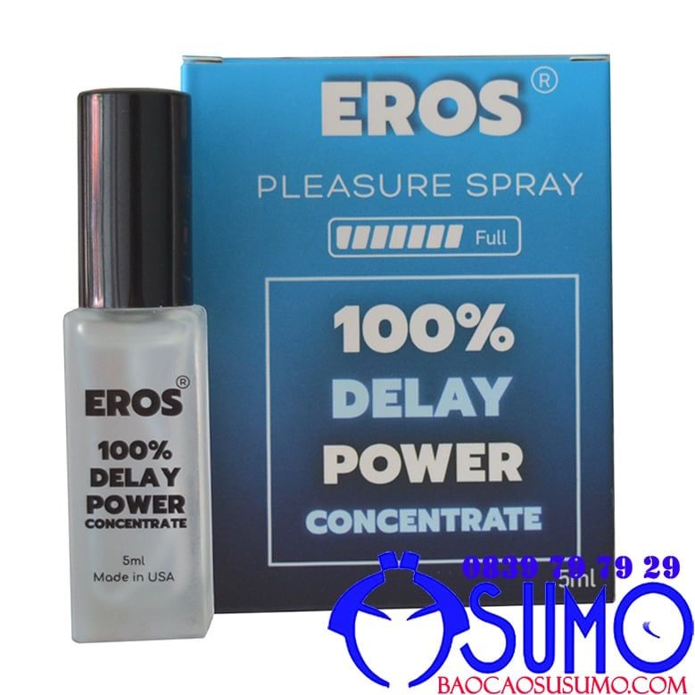 Chai xịt chống xuất tinh sớm Eros 5ml kéo dài thời gian cho nam