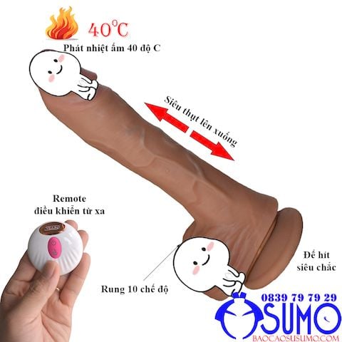 Duong vat gia cao cap Yeain Real Dildo G Point Climax phat nhiet 10 cap do chinh hang 