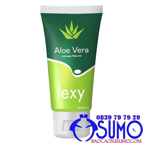 Gel boi tron Lexy Aloevera nha dam diu nhe  55ml chinh hang