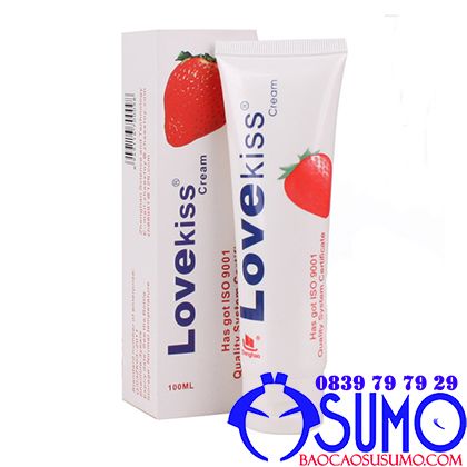 Gel bôi trơn Lovekiss 100ml hương dâu thơm mát