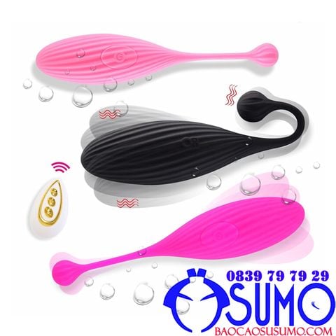 Trung rung ca heo khong day BQ889 silicone mem mai cao cap 10 che do rung 