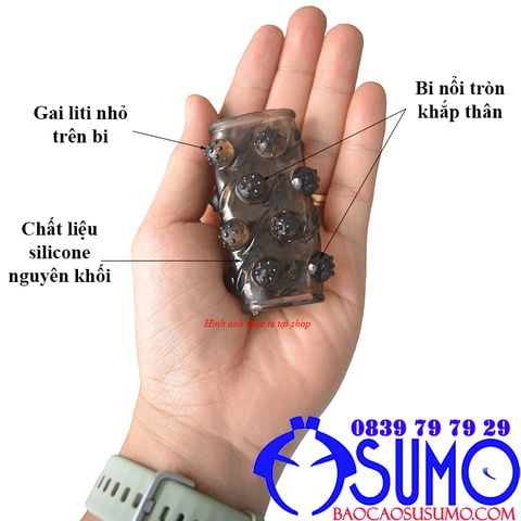 Don khuc giua Meleon gai tren bi silicon danh cho nam mau 1 