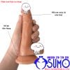Dương vật giả Realistic Dildo 6 inch không rung màu da có đế hít