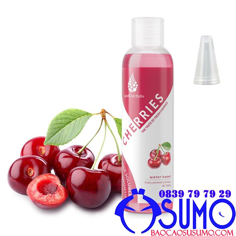 Gel bôi trơn Lovcae Rodo Cherries 200ml hương cherry dịu nhẹ