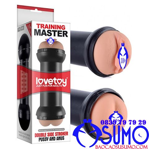  Cốc thủ dâm 2 đầu silicone cao cấp Lovetoy Training Master dành cho nam 