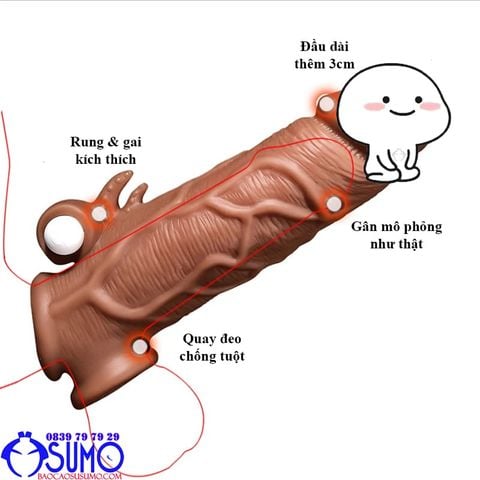 Bao don den silicone Yeain Lock Love God of War co rung sieu mem chinh hang 