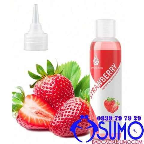 Gel boi tron Lovcae rodo Strawberry 200ml thom diu nhe chinh hang Can Tho 0839797929