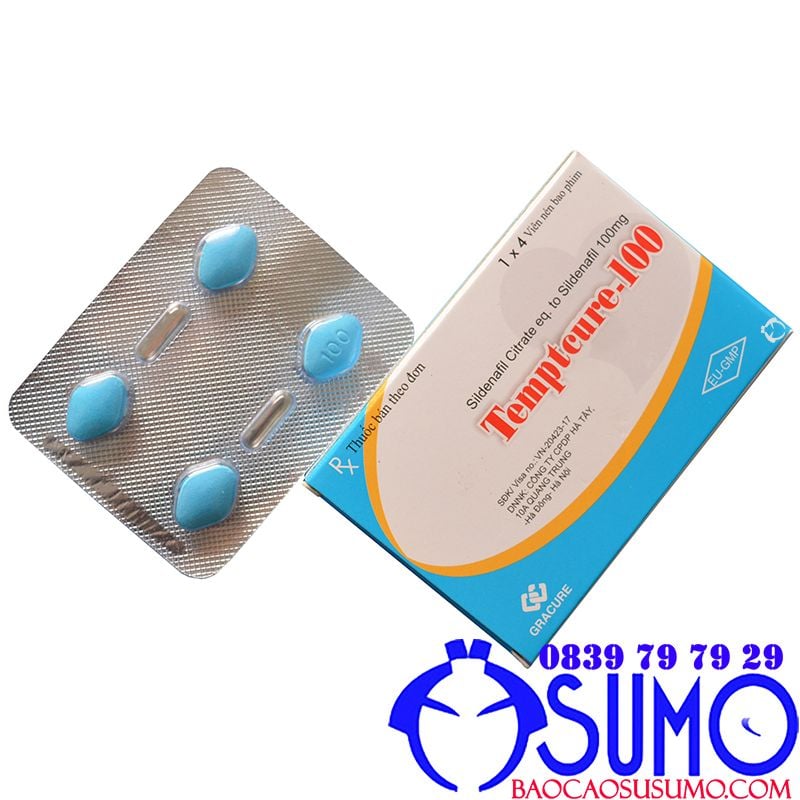 Thuốc hỗ trợ cương Temptcure 100mg chính hãng Ấn Độ dành cho nam