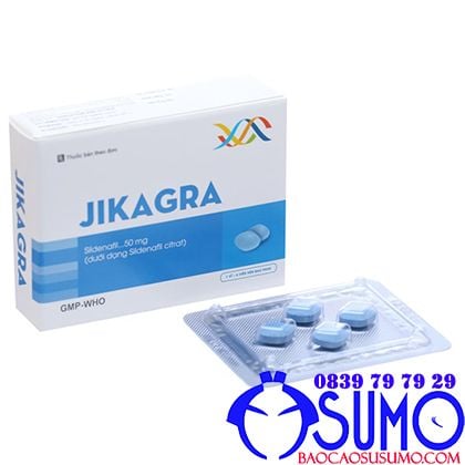  Thuốc hỗ trợ cương & kéo dài thời gian Jikagra 50mg dành cho nam 