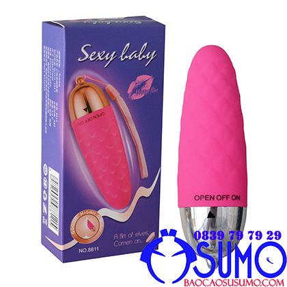 Trứng rung mini không dây Sexy baby 2 pin AAA