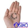 Vòng đeo inox 6 bi trơn mịn dành cho nam