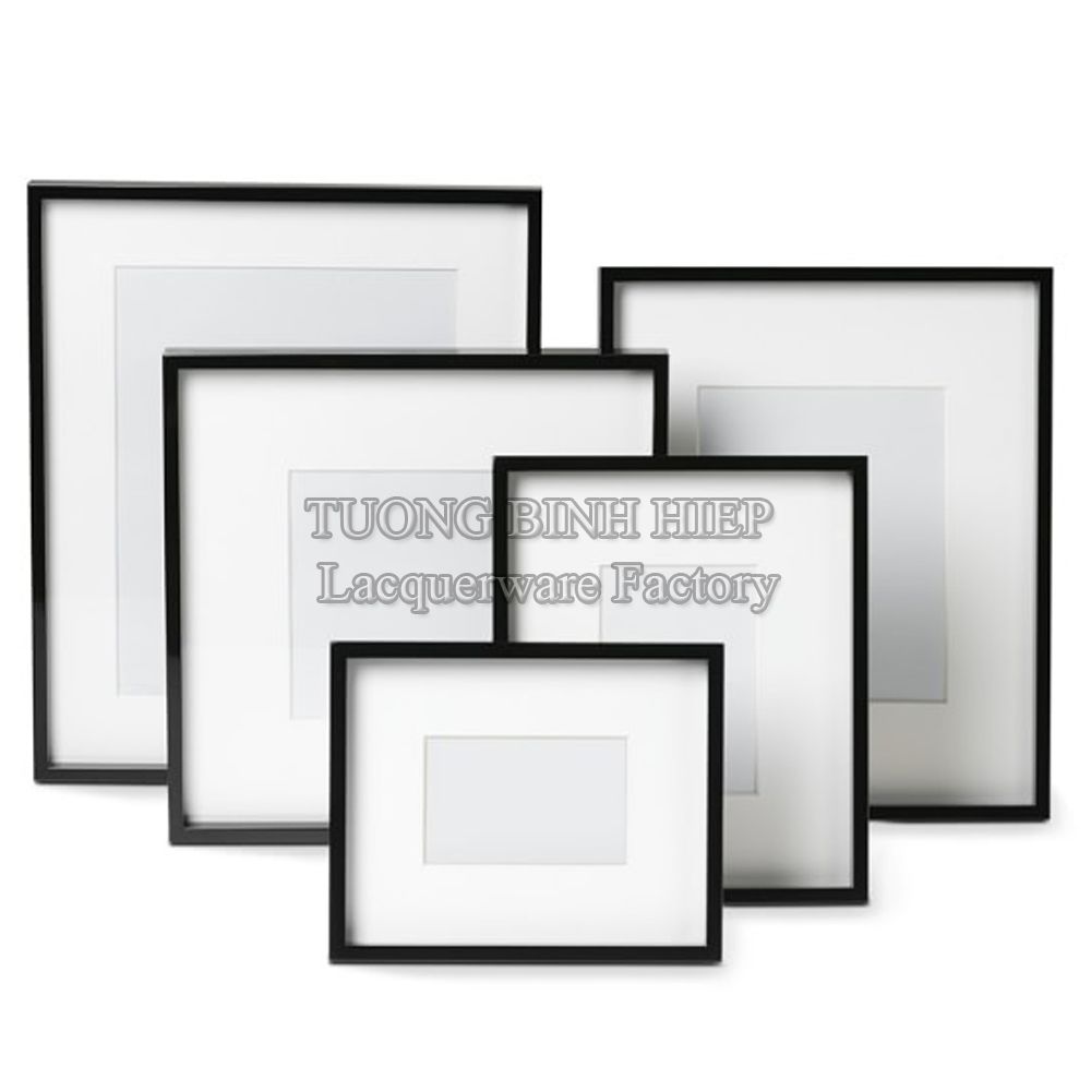 Lacquer photo frames