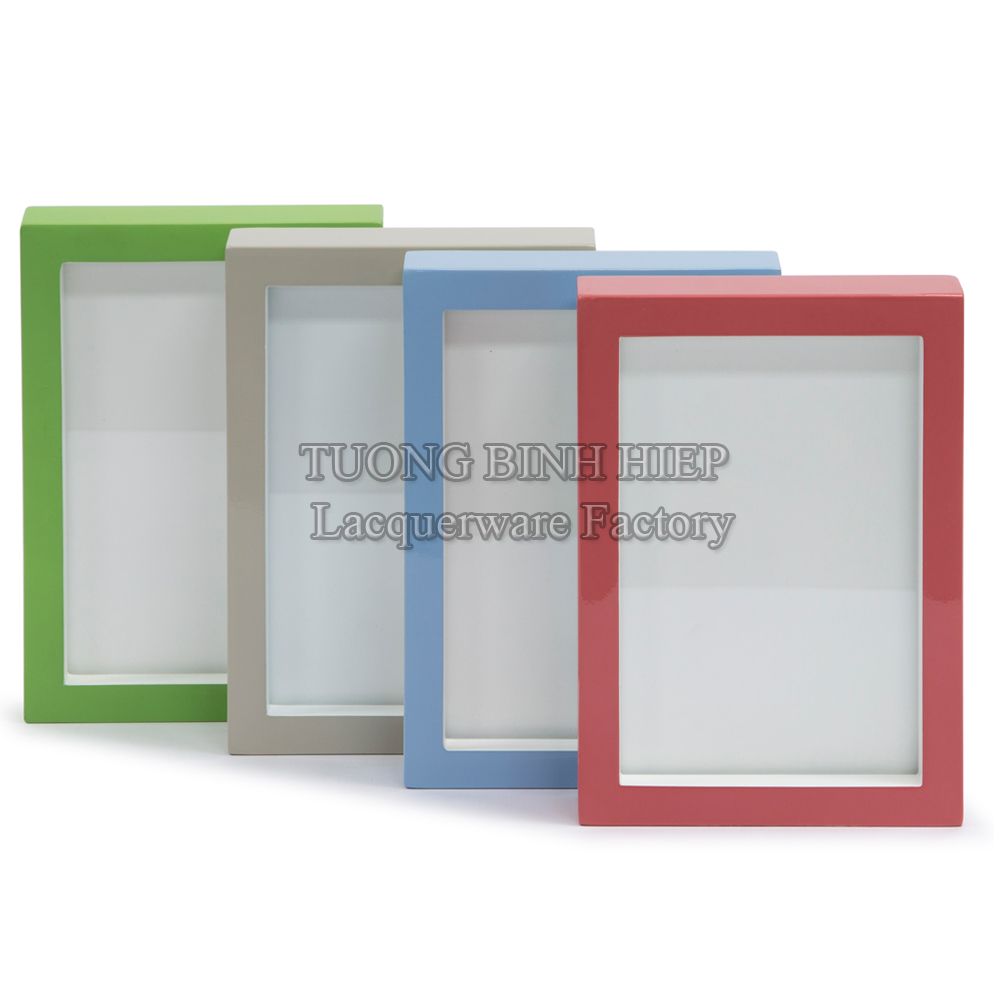 Lacquer photo frames