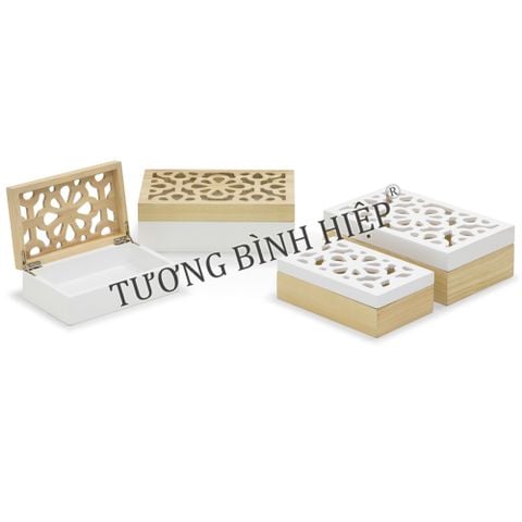  hộp sơn mài cắt hoa văn CNC 