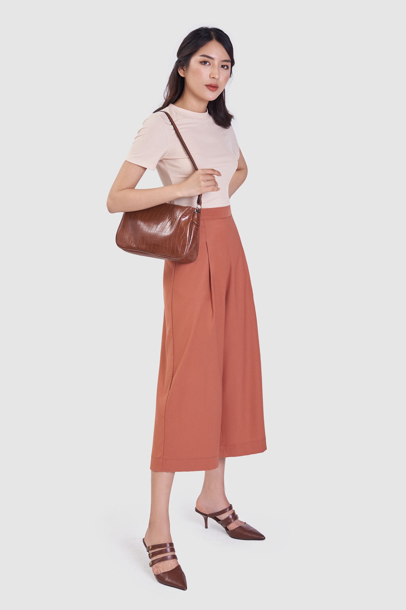 Quần culotte công sở basic
