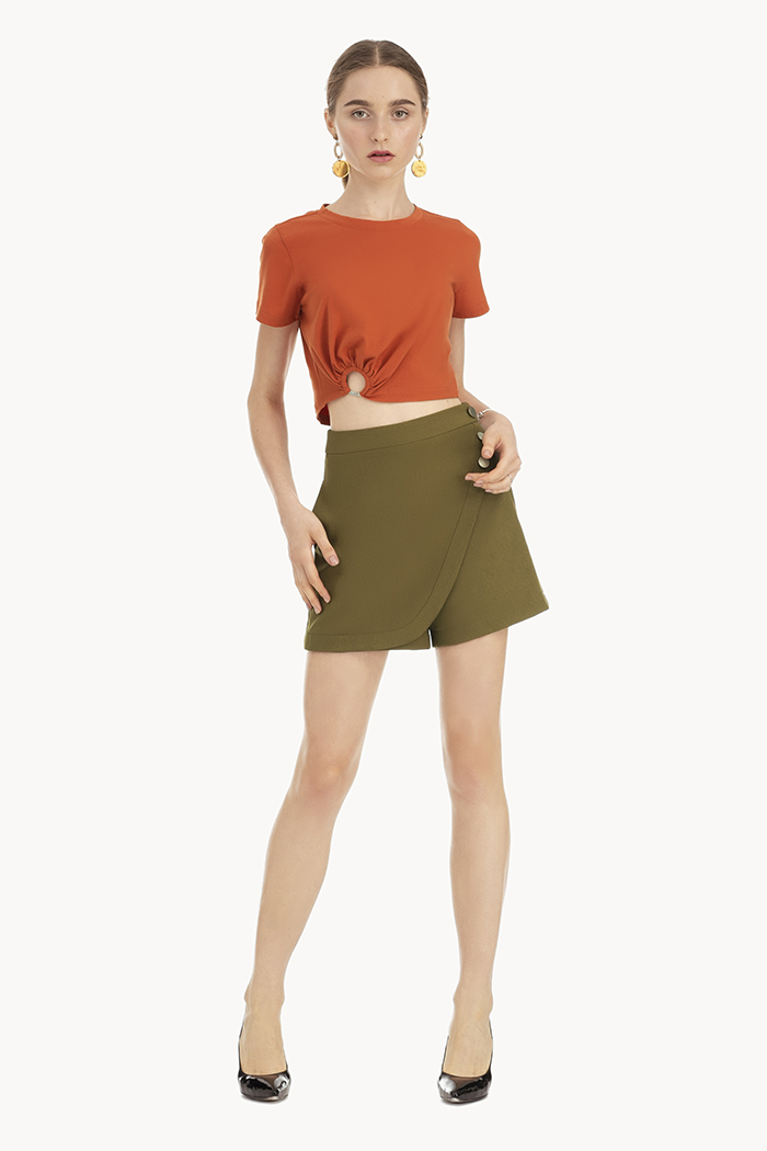 Croptop đính khoen