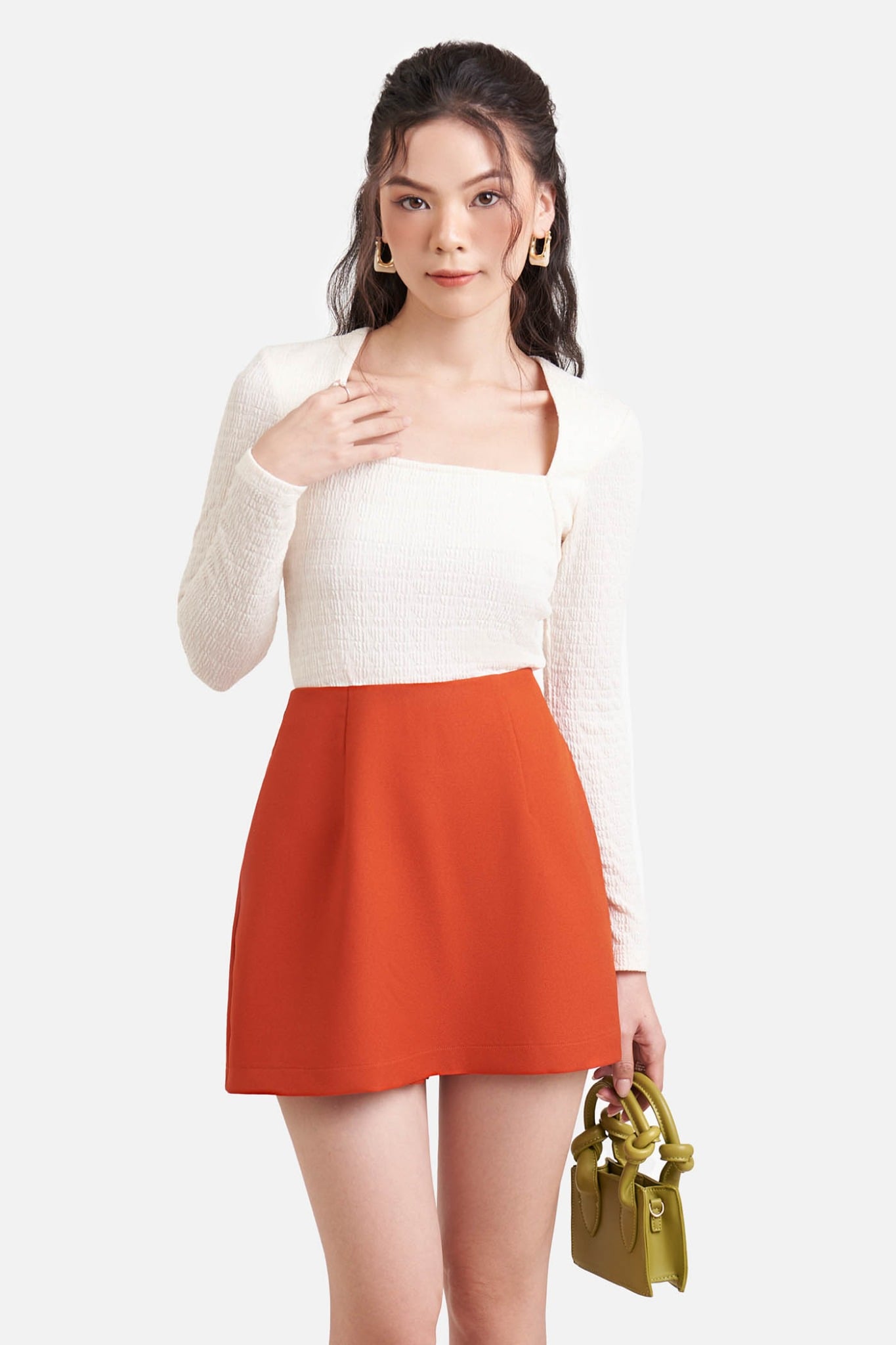 Váy skort cơ bản 2 túi