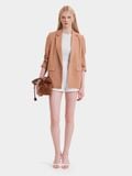  Áo blazer nhún xắn tay cách điệu 