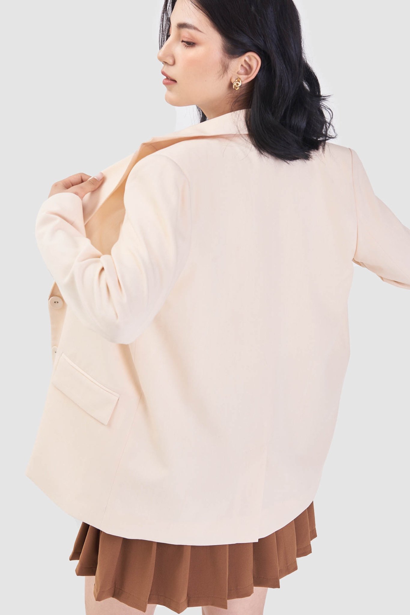 Áo khoác blazer form rộng