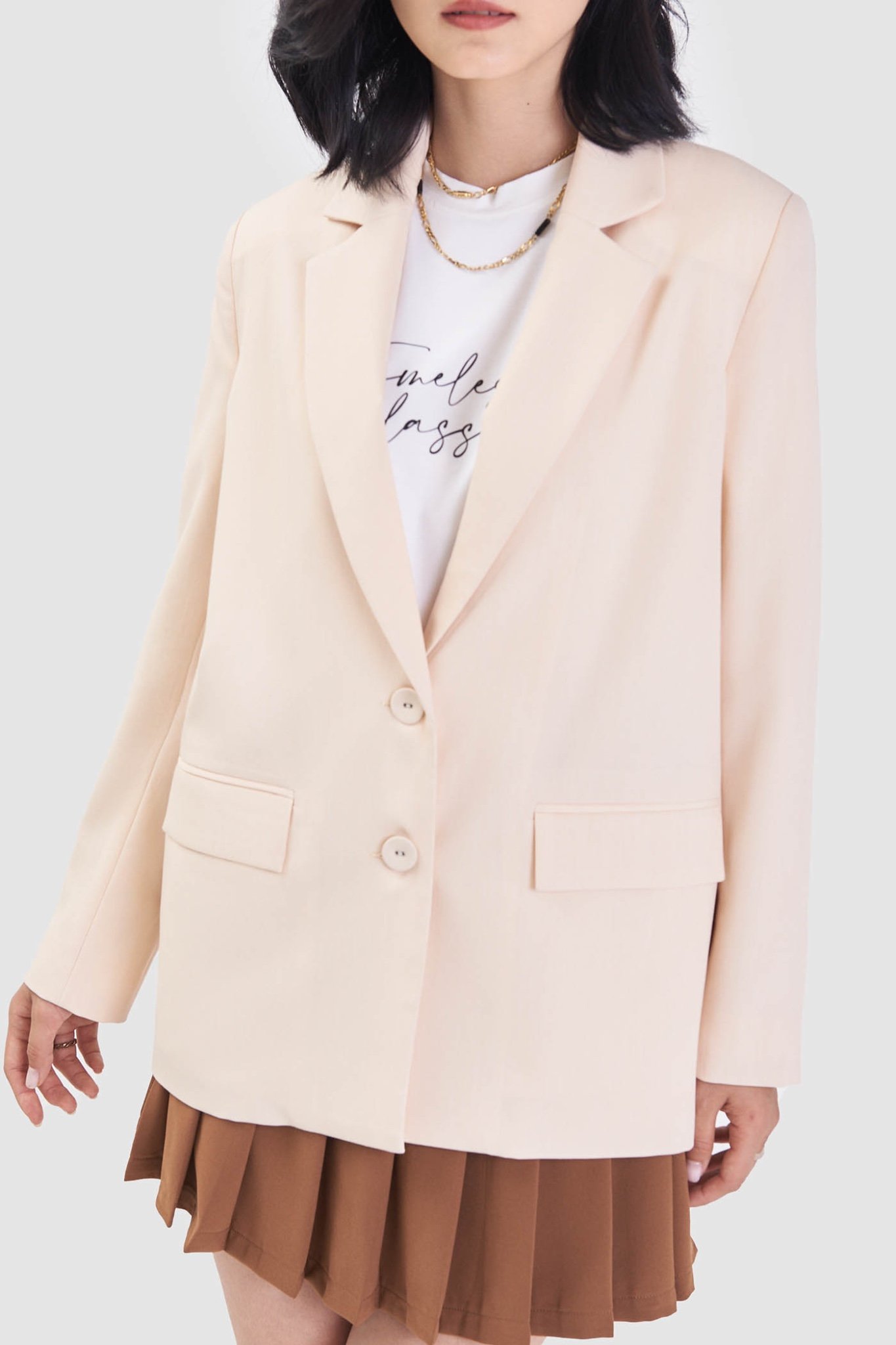 Áo khoác blazer form rộng