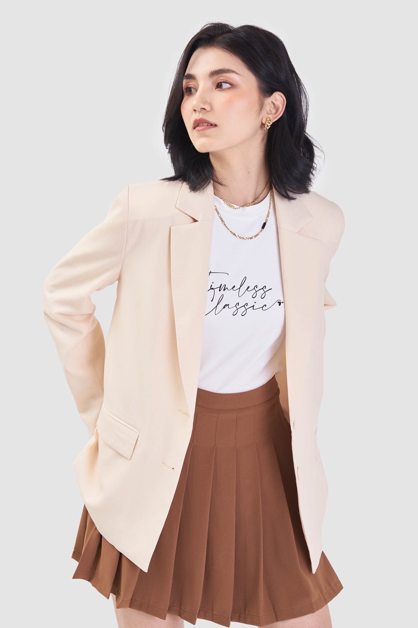 Áo khoác blazer form rộng