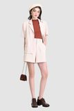  Áo blazer kiểu tay ngắn 3 nút trước 