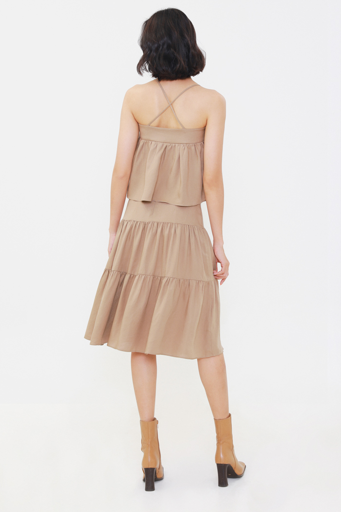Áo 2 dây croptop nhúng bèo