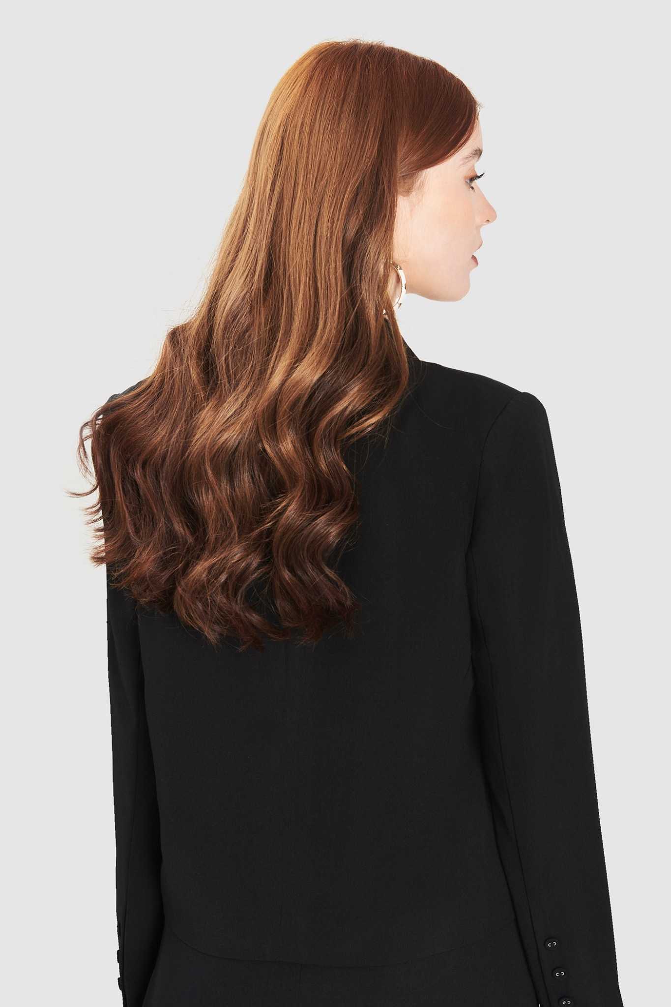 Áo blazer crop cài 1 nút