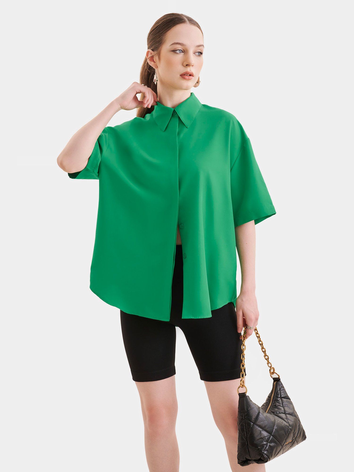  Quần biker lưng thun 