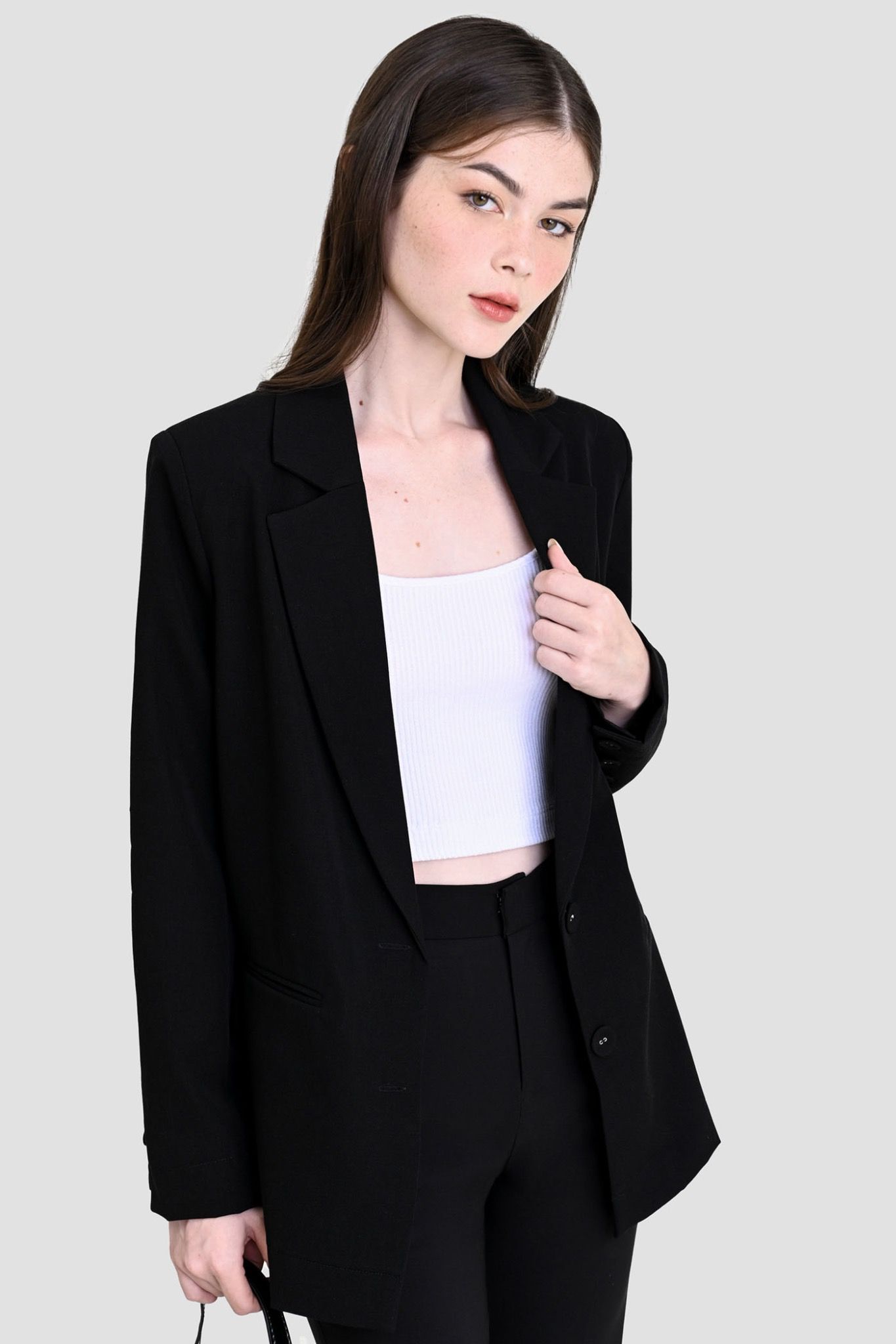  Áo blazer cơ bản form relaxed 