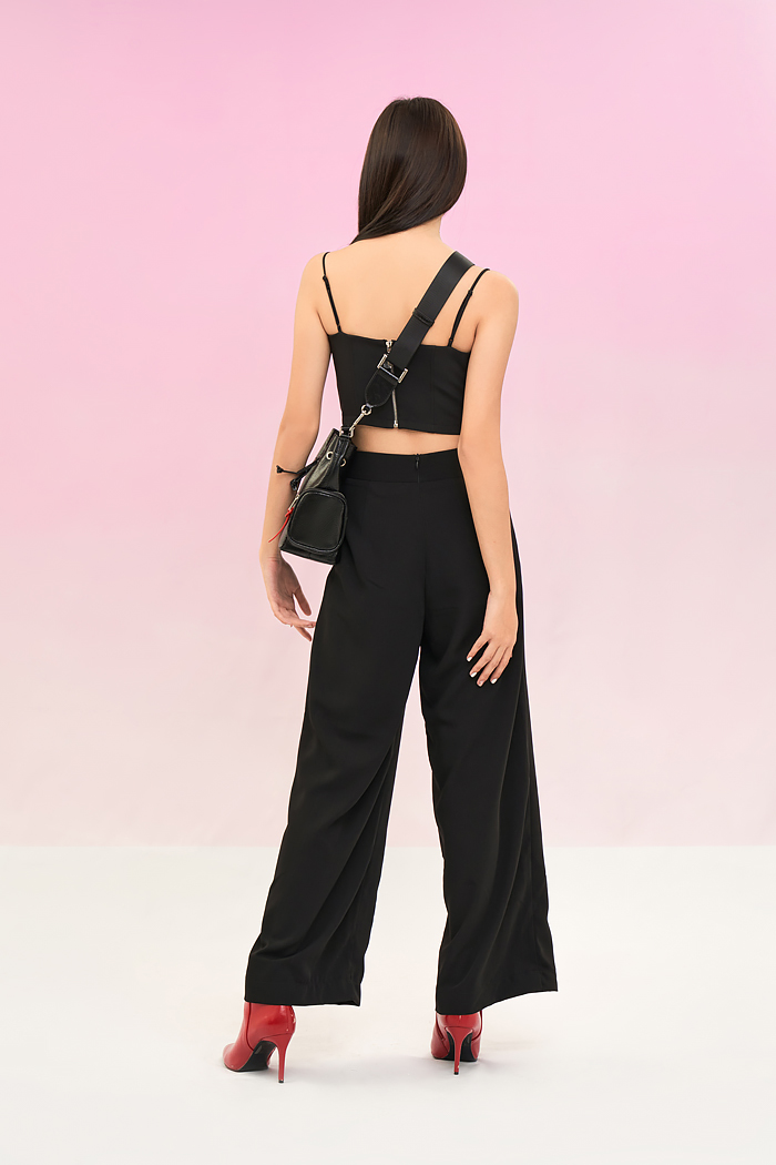 Áo crop top 2 dây cúp ngực