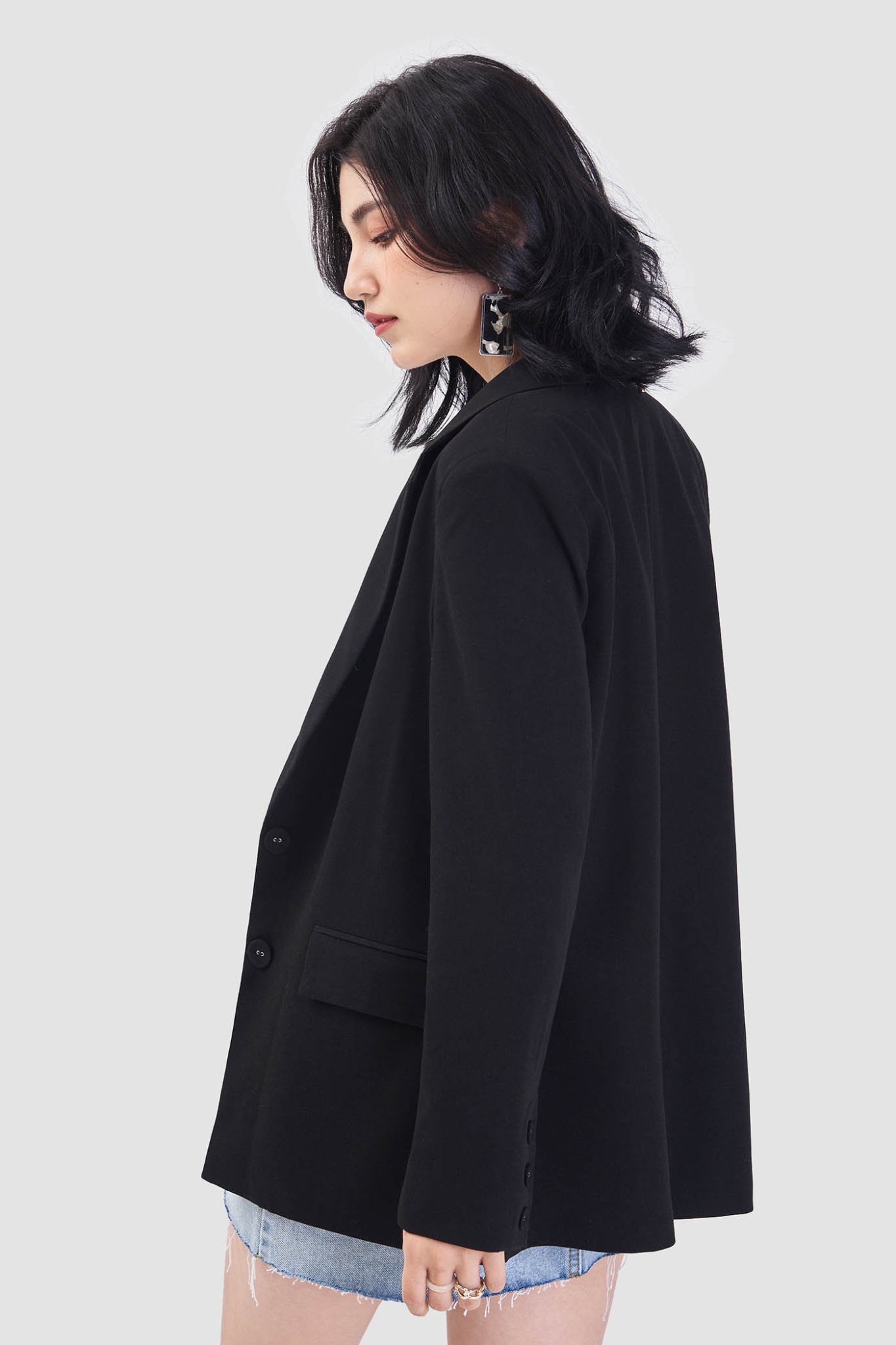 Áo khoác blazer form rộng