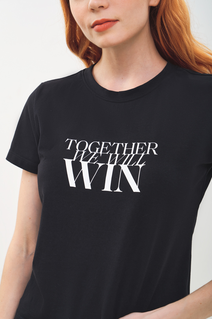 Áo thun graphic together we will win