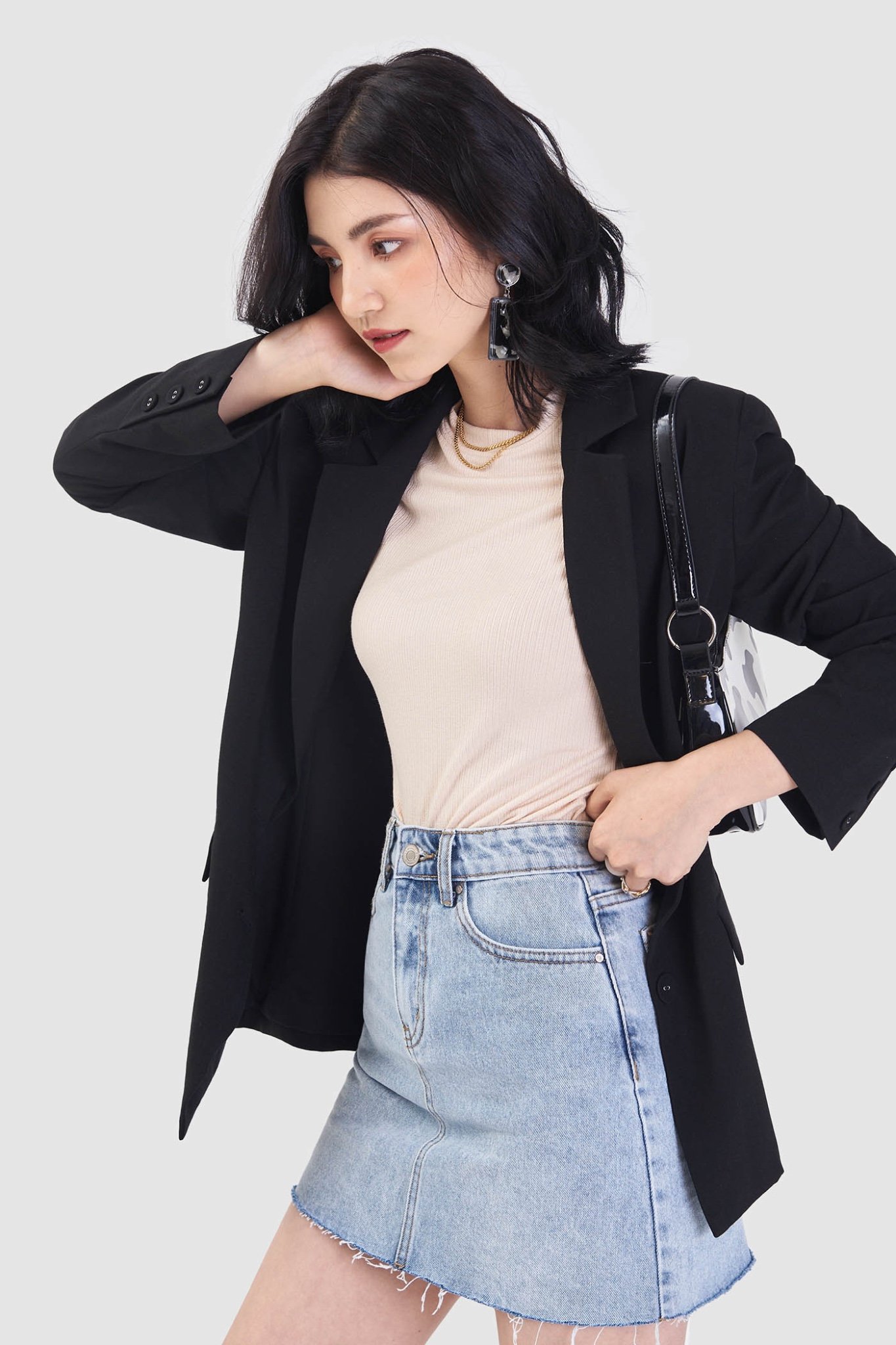 Áo khoác blazer form rộng